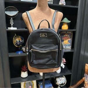 Kate Spade Black Nylon Backpack